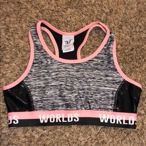 cheerleading worlds sports bra